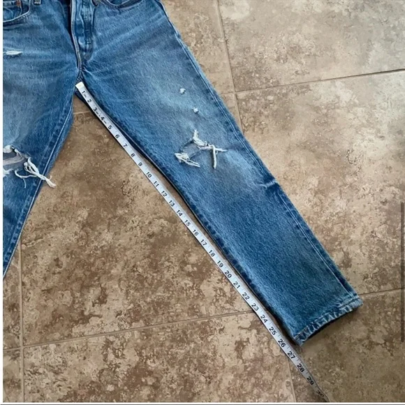 Levi's straight leg 501’s size 25 - Picture 5 of 9